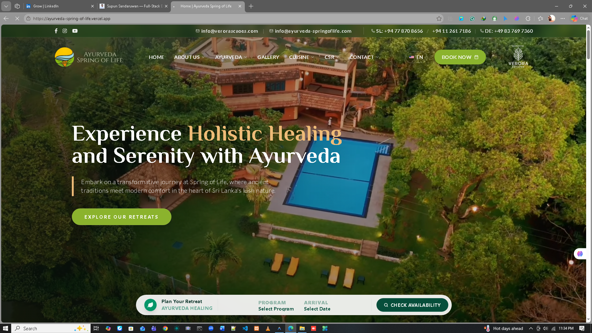 Ayurveda Spring of Life
